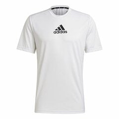 Футболка Adidas Primeblue D2M Sport 3 Белый цена и информация | Мужская спортивная одежда | kaup24.ee