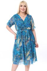 Kleit naistele 9001-9, sinine hind ja info | Kleidid | kaup24.ee