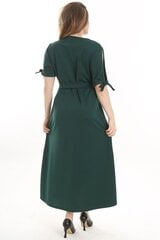 Kleit naistele, roheline цена и информация | Платья | kaup24.ee