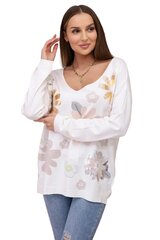 Женская блуза цвета экрю на каждый день цена и информация | Женские блузки, рубашки | kaup24.ee