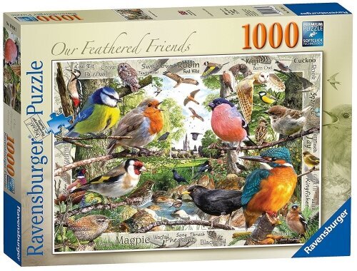 Pusle Ravensburger Our Feathered Friends, 1000 tk hind ja info | Pusled | kaup24.ee