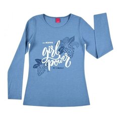 Atut särk tüdrukutele, sinine цена и информация | Рубашки для девочек | kaup24.ee