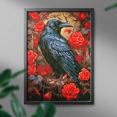 Teemantmosaiik 5D Diamond Painting Oh Art! Vares ja Roos, 40x50 cm hind ja info | Teemantmaalid, teemanttikandid | kaup24.ee