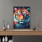 Teemantmosaiik 5D Diamond Painting Oh Art! Tiiger, 40x50 cm hind ja info | Teemantmaalid, teemanttikandid | kaup24.ee