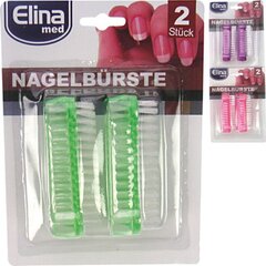 Küünehari Elina Med Nail Cleanning Brush, 2 tk hind ja info | Maniküüri ja pediküüri tarvikud | kaup24.ee