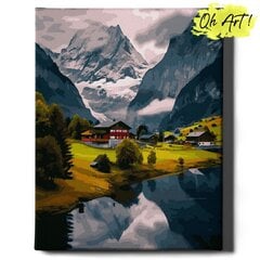 Maalimine numbrite järgi Šveitsi loodus Oh Art!, 40x50 cm цена и информация | Живопись по номерам | kaup24.ee