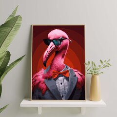 Maalimine numbrite järgi Flamingo advokaat Oh Art!, 40x50 cm hind ja info | Maalid numbri järgi | kaup24.ee