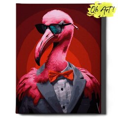 Картина по номерам На Раме Адвокат фламинго Oh Art! 40x50 см цена и информация | Живопись по номерам | kaup24.ee