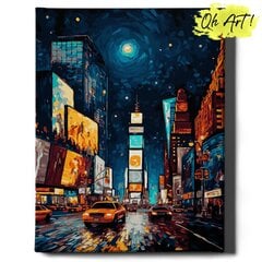 Maalimine numbrite järgi Time Square Oh Art!, 40x50 cm цена и информация | Живопись по номерам | kaup24.ee