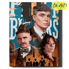 Maalimine numbrite järgi Tommy Shelby Oh Art!, 40x50 cm hind ja info | Maalid numbri järgi | kaup24.ee