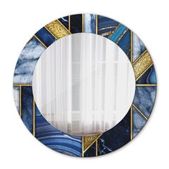 Peegel Tulup, 50x50 cm, sinine цена и информация | Подвесные зеркала | kaup24.ee