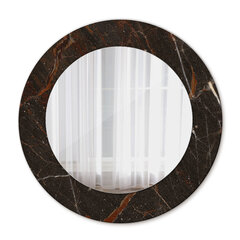 Peegel raamiga Tulup Pruun marmor, Must hind ja info | Peeglid | kaup24.ee