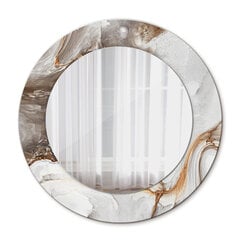 Peegel raamiga Tulup Hele marmor, Valge hind ja info | Peeglid | kaup24.ee