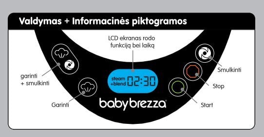 Blender Baby Brezza One Step Deluxe hind ja info | Beebitoidu valmistajad | kaup24.ee