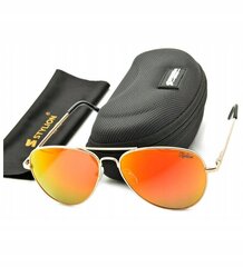 Солнцезащитные очки POLARIZATION Aviator Orange UV400 M STL-03C3 цена и информация | Женские солнцезащитные очки | kaup24.ee