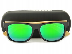 Деревянные очки BAMBUS с поляризацией UV400 Солнцезащитные очки POL-853 цена и информация | Женские солнцезащитные очки | kaup24.ee