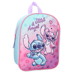 Seljakott lastele Stitch Hello Cutie, sinine/roosa hind ja info | Koolikotid, sussikotid | kaup24.ee