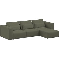 RIPOSO OTTIMO 3-местный диван с пуфом цена и информация | Угловые диваны | kaup24.ee