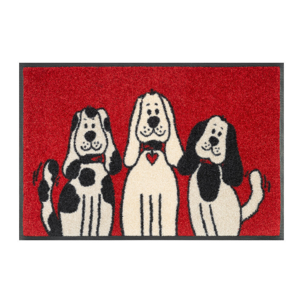 Kleen-Tex uksematt Three Dogs 40x60 cm hind ja info | Uksematid | kaup24.ee