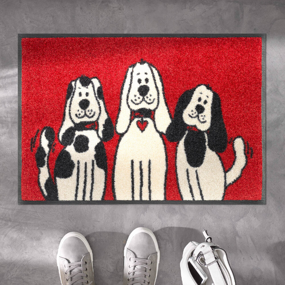 Kleen-Tex uksematt Three Dogs 40x60 cm hind ja info | Uksematid | kaup24.ee