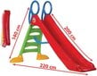 Laste liumägi Thorberg, 200cm, punane hind ja info | Liumäed, Pikleri kolmnurgad | kaup24.ee