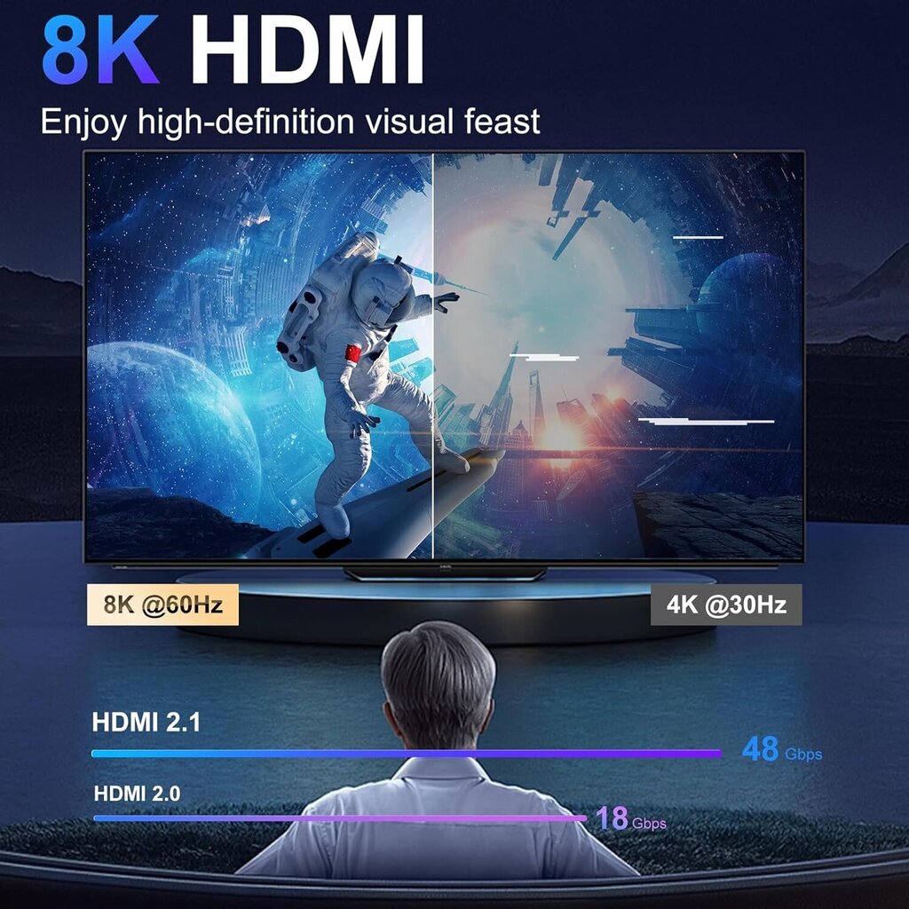 Shuliancable 2.1 HDMI, 3 m цена и информация | Kaablid ja juhtmed | kaup24.ee