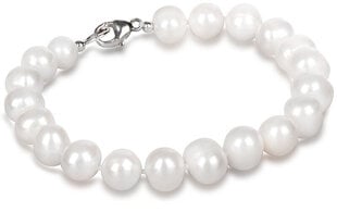 JwL Luxury Pearls JL0362 браслет из натурального белого жемчуга цена и информация | Женские браслеты | kaup24.ee