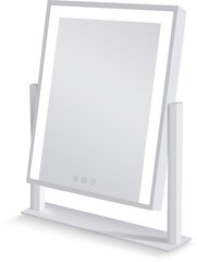 G.Lux зеркало со светодиодным освещением LED Make Up Mirror-1-WH цена и информация | Косметички, косметические зеркала | kaup24.ee