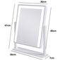 LED valgustusega peegel G.Lux Led Make Up Mirror-2-wh hind ja info | Meigikotid, lauapeeglid | kaup24.ee