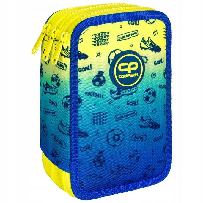Pinal koos tarvikutega Coolpack Jumper 3 Football F067339, 19,5x12,5x6,5 cm hind ja info | Pinalid | kaup24.ee