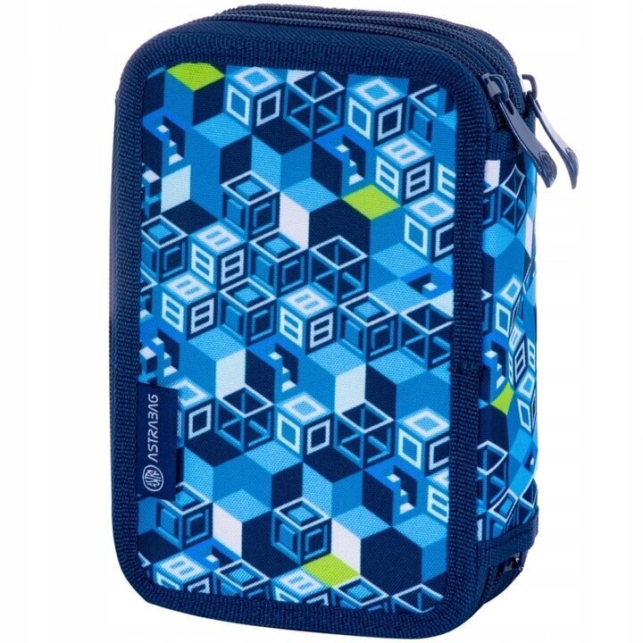 Kolme kambriga pinal koos tarvikutega AstraBag Play Game 503023016, 20,5x13x6 cm цена и информация | Pinalid | kaup24.ee