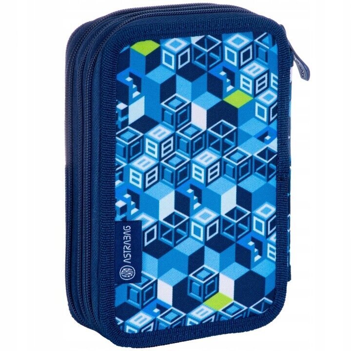 Kolme kambriga pinal koos tarvikutega AstraBag Play Game 503023016, 20,5x13x6 cm цена и информация | Pinalid | kaup24.ee