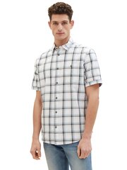 Tom Tailor мужская рубашка 1040458*34699, белый/синий 4067672017350 цена и информация | Мужские рубашки | kaup24.ee
