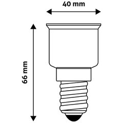 Патрон лампы Entac E14/E27 цена и информация | Выключатели, розетки | kaup24.ee