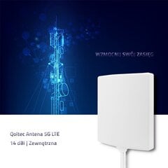 Антенна Qoltec 57022 5G | 14 дБи | открытый цена и информация | TV - антенны | kaup24.ee