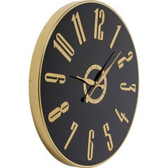 Часы настенные Казино, черные, Ø76 см цена и информация | Часы | kaup24.ee