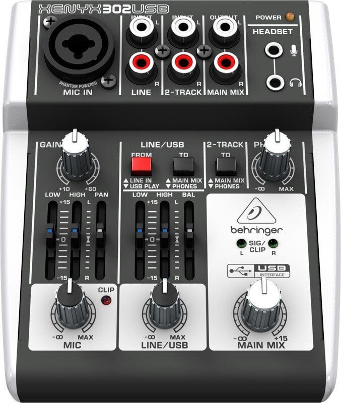 Behringer X302USB hind ja info | DJ puldid | kaup24.ee