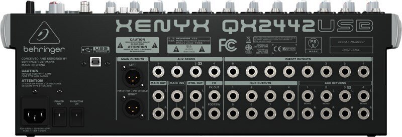 Behringer QX2442USB hind ja info | DJ puldid | kaup24.ee