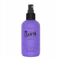 Kemon Hair Manya Macro volüümi sprei, 200ml hind ja info | Viimistlusvahendid juustele | kaup24.ee