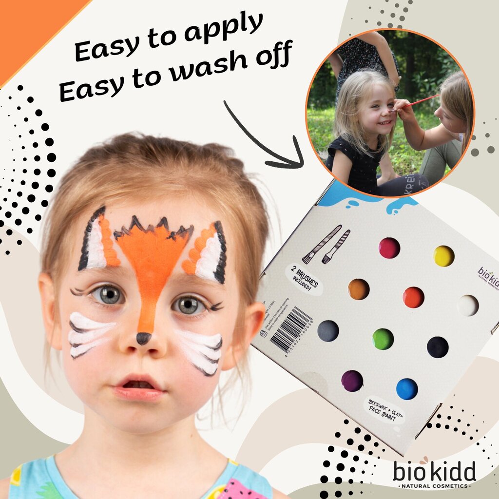 Naturaalsed näovärvid BioKidd, 10x10ml hind ja info | Laste ja ema kosmeetika | kaup24.ee