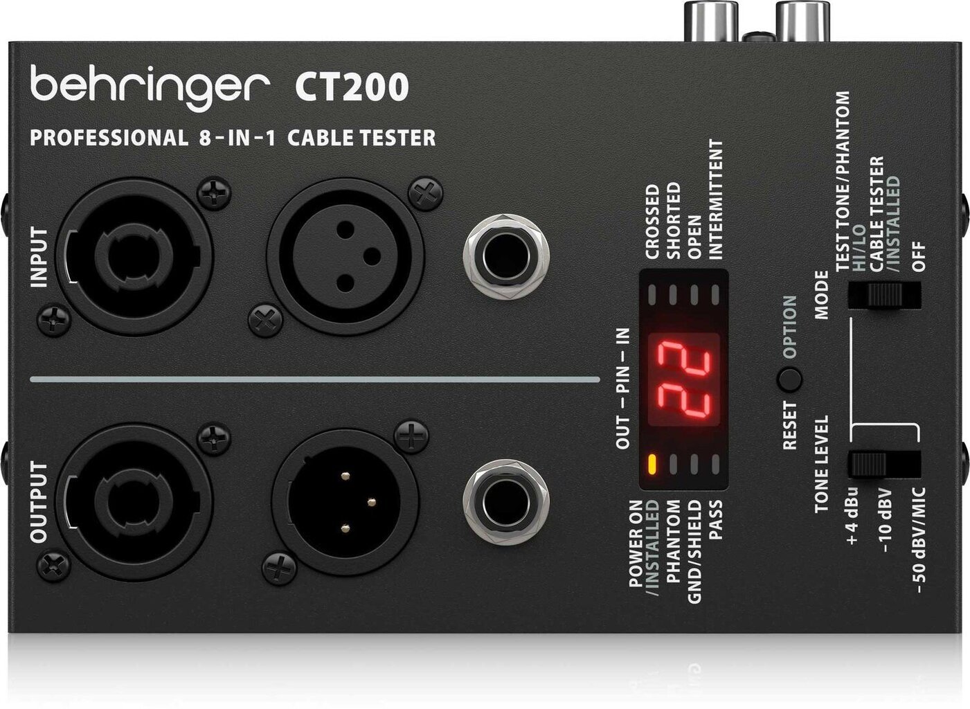 Kaabli tester Behringer CT200 hind ja info | Kaablid ja juhtmed | kaup24.ee