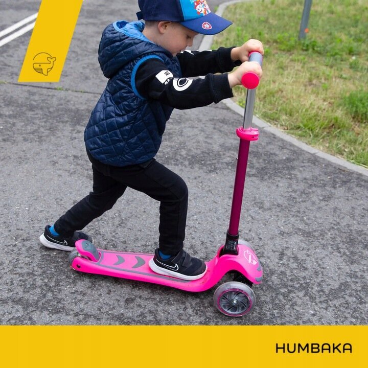 Tõukeratas lastele Humbaka Mini T pink цена и информация | Tõukerattad | kaup24.ee