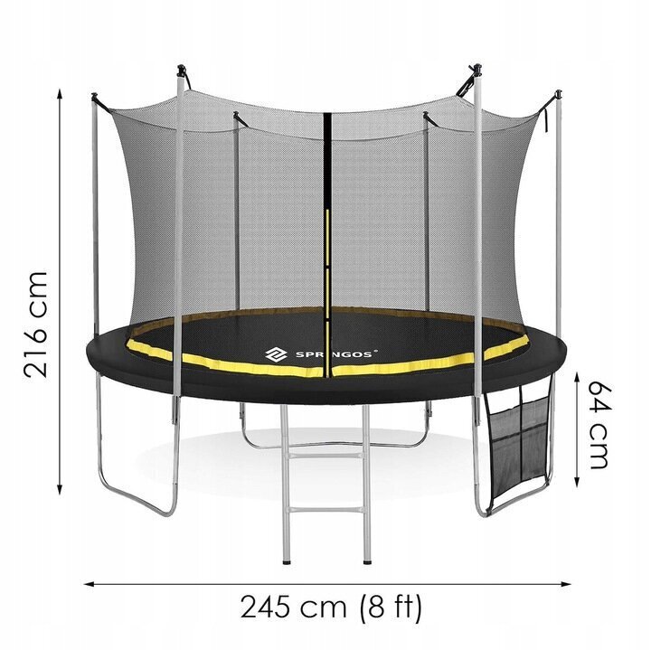 Batuudi vedrud kuni 245 cm FT 8 hind ja info | Batuudid ja batuudi varuosad | kaup24.ee