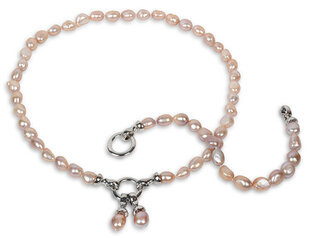 JwL Luxury Pearls Колье из натурального розового жемчуга JL0555 цена и информация | Украшения на шею | kaup24.ee