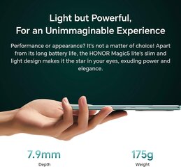 Honor Magic5 Lite 5G DS 8/256gb Black hind ja info | Telefonid | kaup24.ee