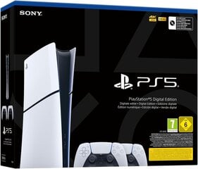 PlayStation 5 Slim 1TB Digital 2 DualSense Edition цена и информация | Игровые приставки | kaup24.ee