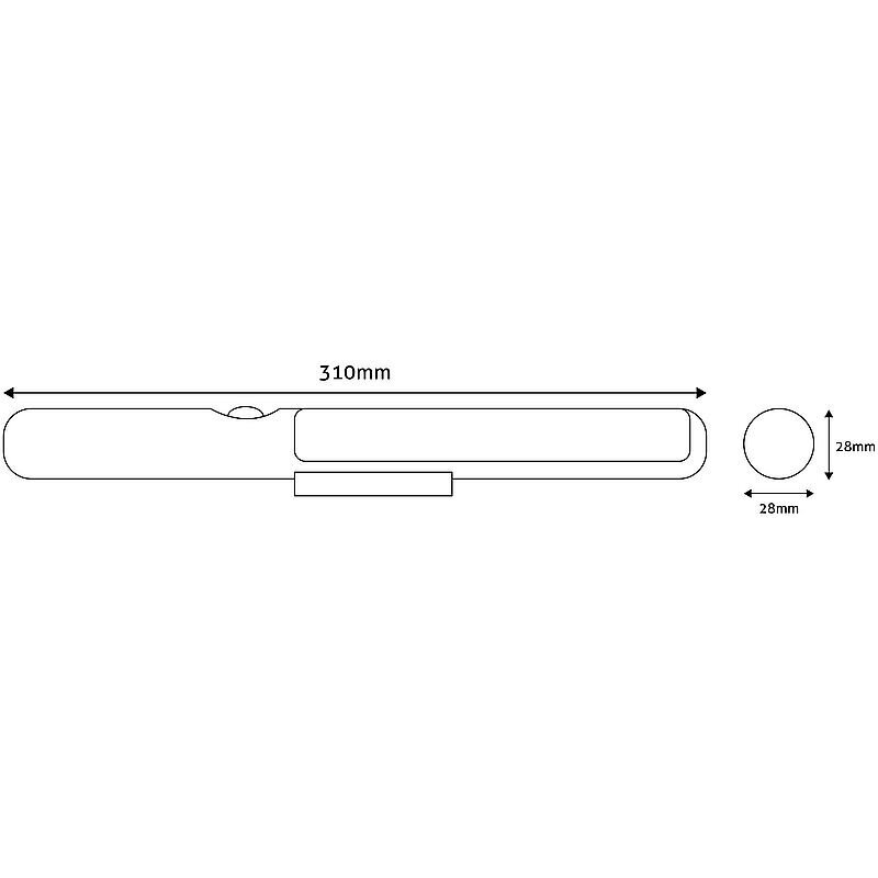 Avide LED-laetav lamp 2,5W sensoriga hind ja info | Laelambid | kaup24.ee