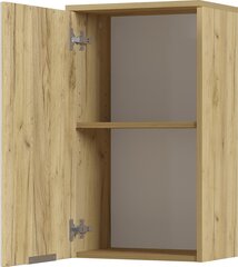 Ванная шкафчик Sacramento 2704, белый/коричневый цена и информация | Шкафчики для ванной | kaup24.ee