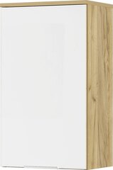 Ванная шкафчик Sacramento 2704, белый/коричневый цена и информация | Шкафчики для ванной | kaup24.ee