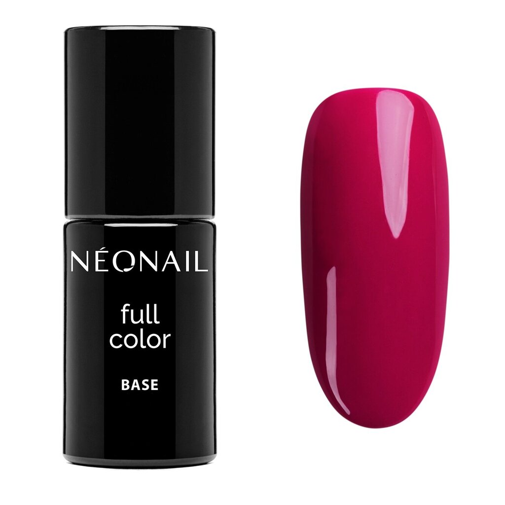 NeoNail Full Color Base Hübriidne 2in1, Vaarikas, 7.2ml цена и информация | Küünelakid, küünetugevdajad | kaup24.ee